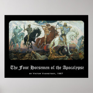 Poster Quatre cavaliers de l'apocalypse