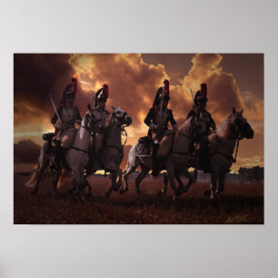 Poster Quatre Curaissiers Français