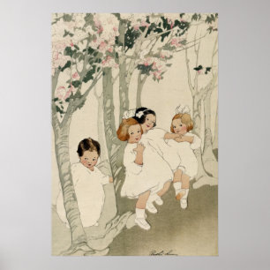 Poster Quatre enfants dansant - Bertha Boynton Lum - c191