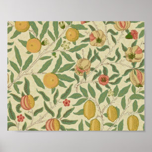 Poster Quatre Fruits, William Morris