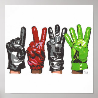 POSTER QUATRE GLOVES