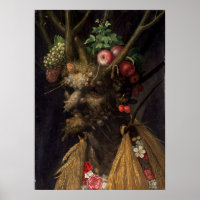 Quatre saisons en une tête par Giuseppe Arcimboldo