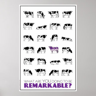 Poster Que fais-TU pour être REMARQUABLE ?