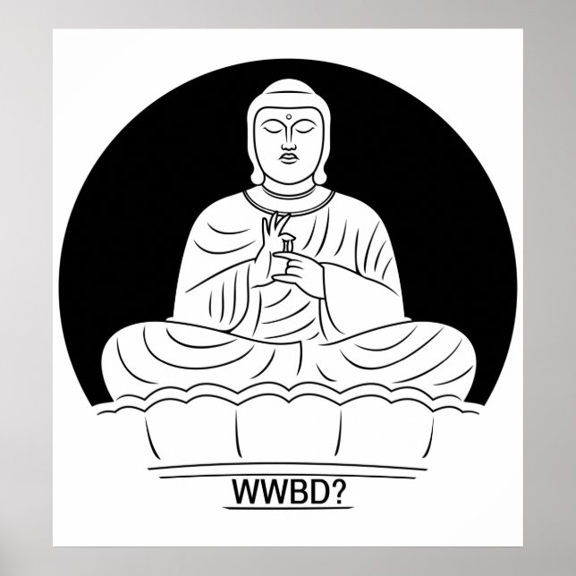 Poster Que ferait Bouddha ? (Devant)