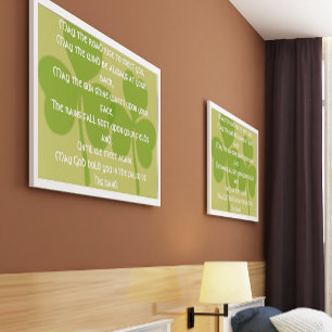 Poster Que La Route Monte Pour Vous Rencontrer