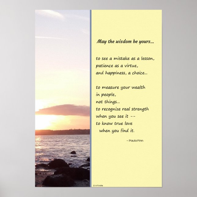 Poster Que la sagesse soit à vous... (Devant)