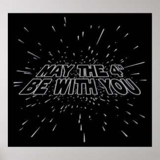 Poster Que Le 4 Soit Avec Vous