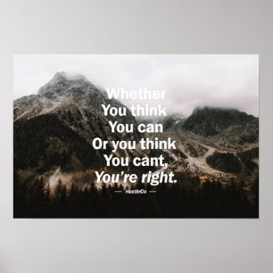 Poster Que tu le penses.
