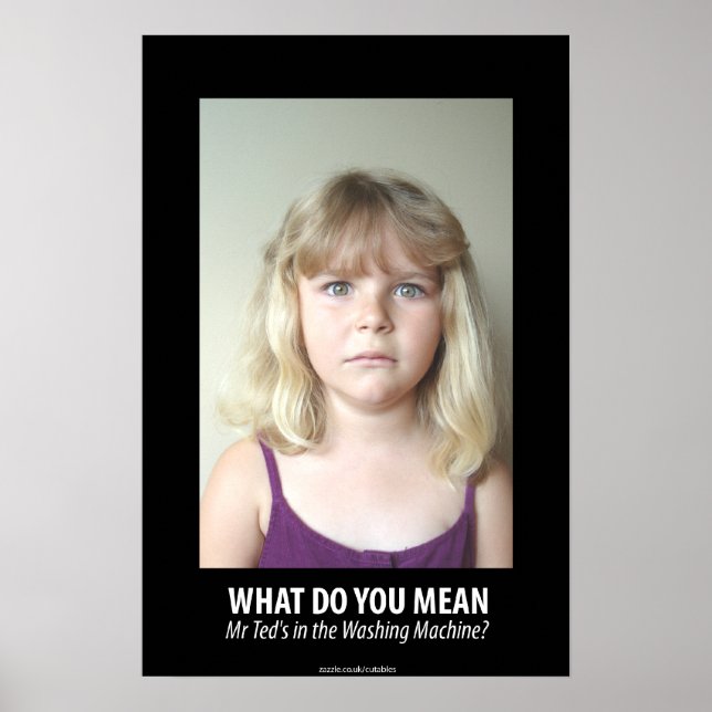 Poster Que Veux-Tu Dire ? (Devant)