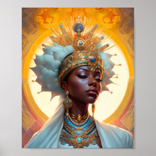 Poster Queen Goddess Imaginaire Art