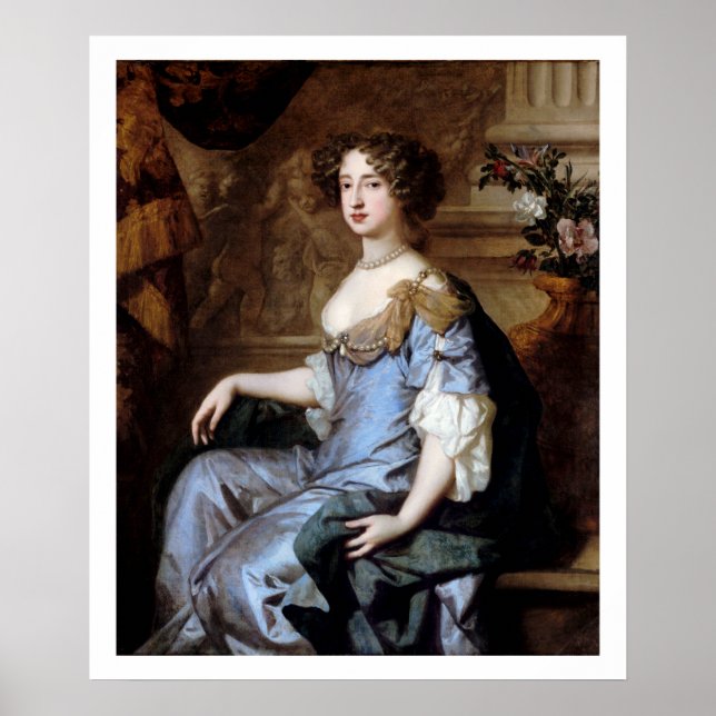 Poster Queen Mary II par Sir Peter Lely (Devant)
