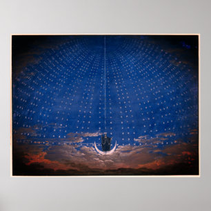 Poster Queen of the Night Mozart Magic Flute Flûte magiqu