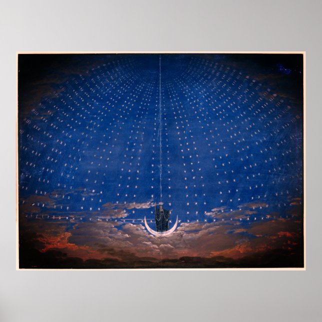 Poster Queen of the Night Mozart Magic Flute Flûte magiqu (Devant)