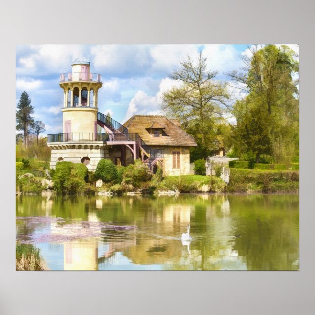 Poster Queen’s Hamlet, Versailles, France, Imprimer (Devant)