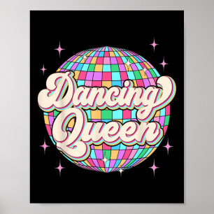 Poster Queen Shirt Danser Vintage Danser les années 70 En