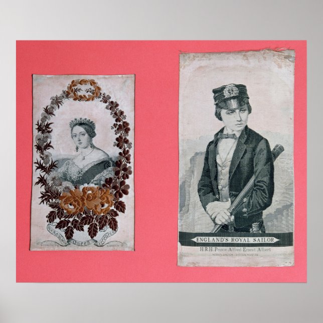 Poster Queen Victoria et Prince Albert signets (Devant)