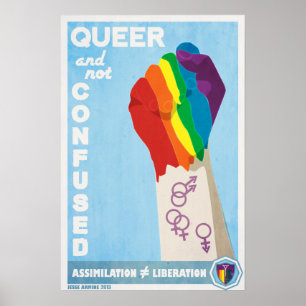 Poster Queer et non confondu