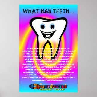 Poster Quefoki Teeth Value Papier (Matte)