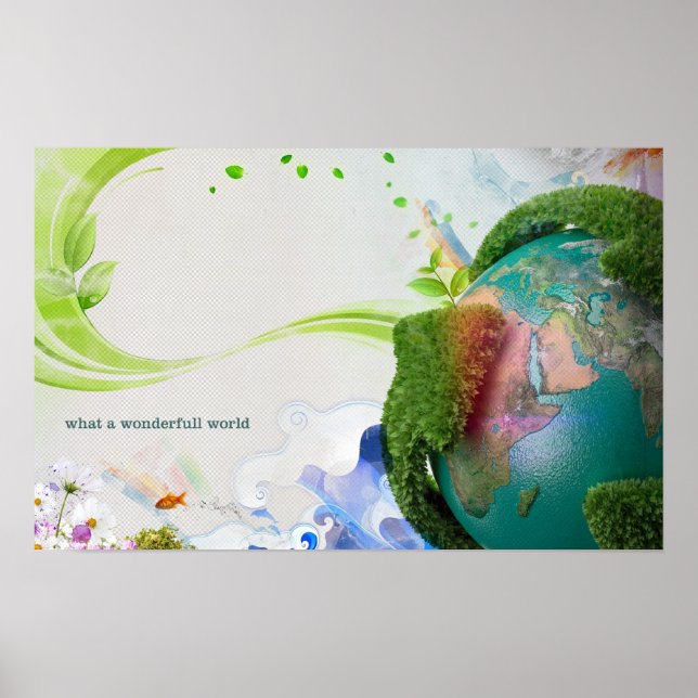 Poster Quel monde merveilleux (Devant)