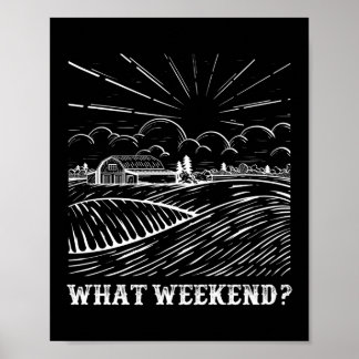 Poster Quel Week-end ? Vie agricole Agriculture