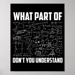 Poster Quelle Partie De Ne Comprenez-Vous Pas _ Drôle De