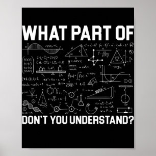 Poster Quelle partie des maths ne comprenez-vous pas ense