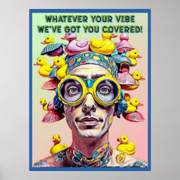POSTER QUELLE QUE SOIT VOTRE VIBE NOUS VOUS COUVRONS