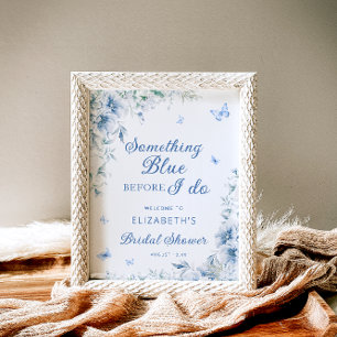 Poster Quelque chose de bleu avant de faire Fête des mari