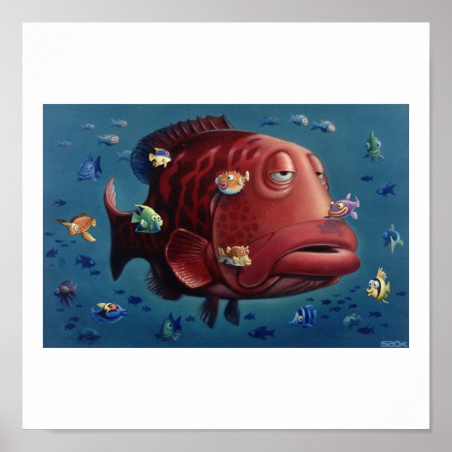 Poster Quelque chose de poisson (Devant)