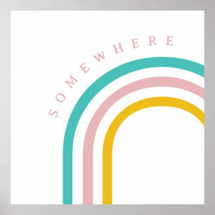 Poster Quelque part au-dessus de l'arc en ciel