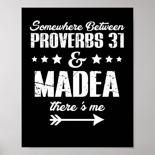 Poster Quelque Part Entre Proverbes 31 Et Madea Me Trouve (Devant)