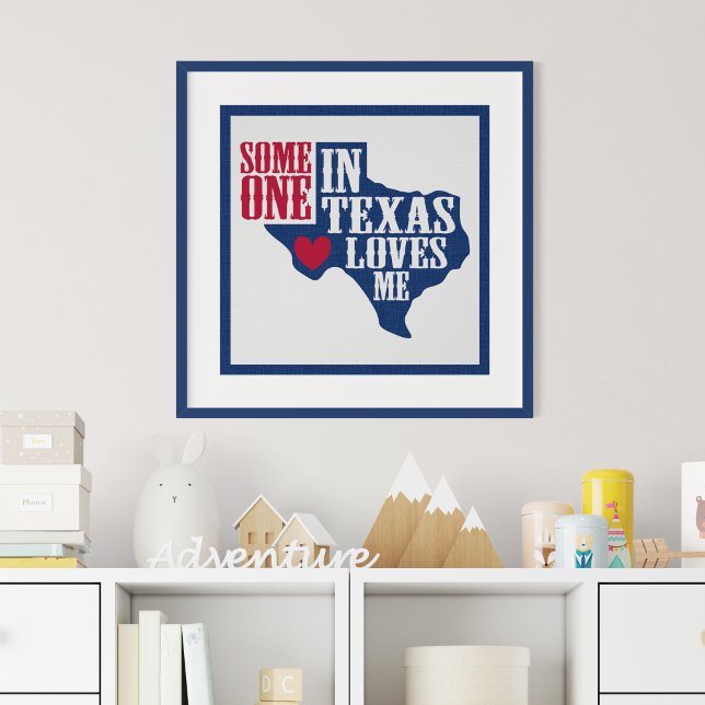 Poster Quelqu'un au Texas m'aime (Créateur téléchargé)