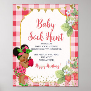 Poster Quelqu'un Berry Sweet Strawberry Baby Chasse de so
