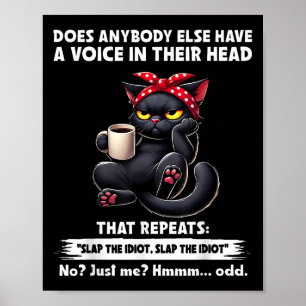Poster Quelqu'Un D'Autre A-T-Il Une Voix Dans La Tête Qui