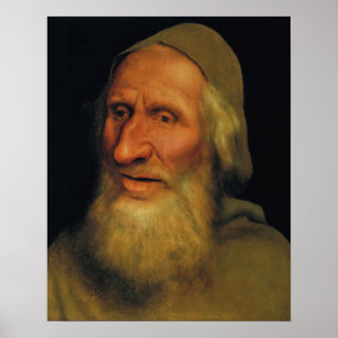 Poster Quentin Matsys - Tête de vieil homme