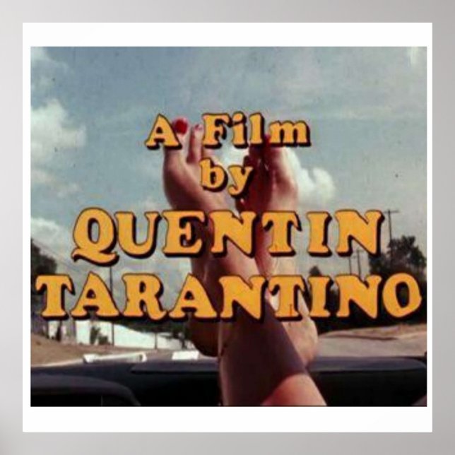 POSTER QUENTIN TARANTINO DIRECTEUR DU FILM (Devant)