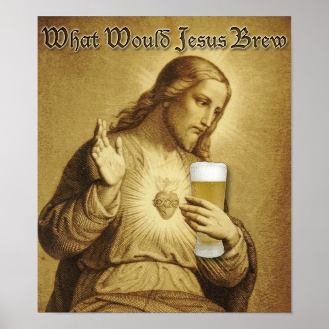 Poster Qu'est-ce que Jésus ferait briller sur l'affiche (Devant)