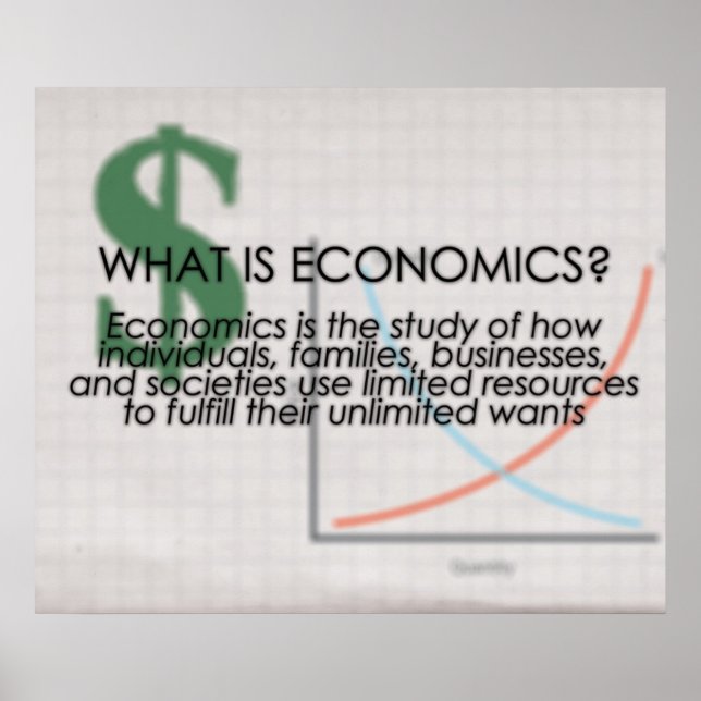 Poster Qu'est-ce que l'économie ? *MISE À JOUR* (Devant)