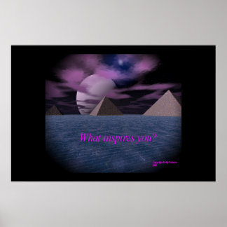Poster Qu'est-ce qui vous inspire ?