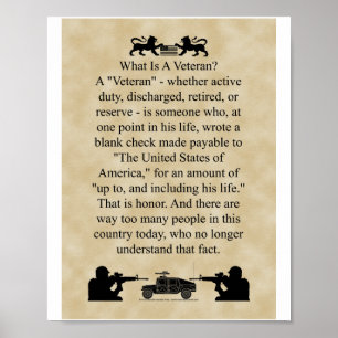 Poster Qu'est-ce qu'une version plus petite pour vétéran