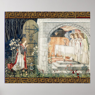 Poster Quest for Holy Grail,Vision of Angels to Perceval