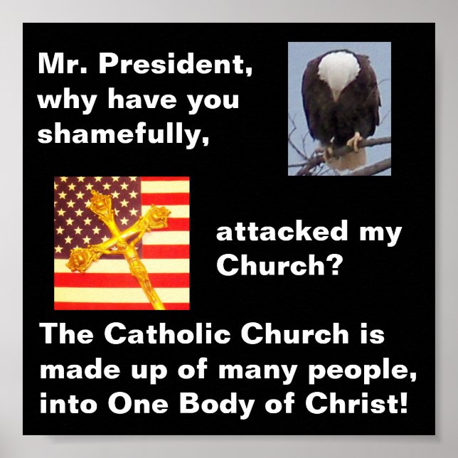 Poster Question à l'affiche du président (Devant)