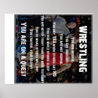 Poster Quête de lutte