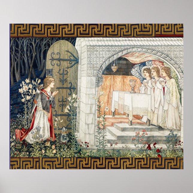 Poster Quête du Saint Graal, Vision des Anges à Perceval (Devant)