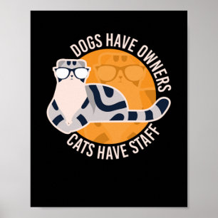 Poster Queue de chat Parler Chat Kitten Meow Animal