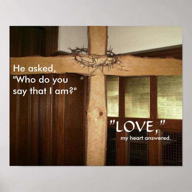 Poster Qui Dis-Tu Que Je Suis ? (Devant)