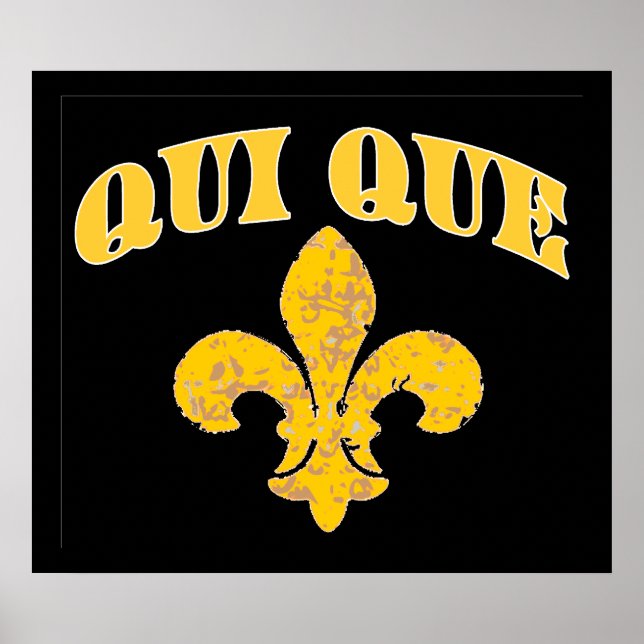 Poster Qui Dit Fleur De Lis (Devant)