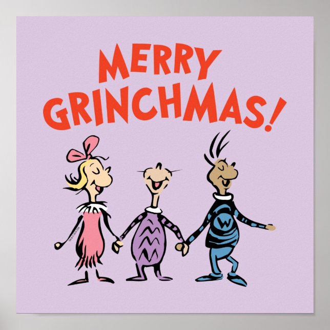 Poster Qui se tiennent par la main Joyeux Grinchmas (Devant)