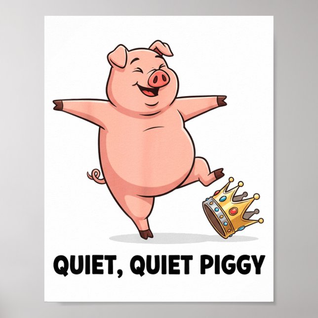 Poster Quiet Ggy Funny Litical Meme Anti-trump Design  (Devant)
