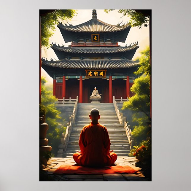 Poster Quiétude du temple (Devant)